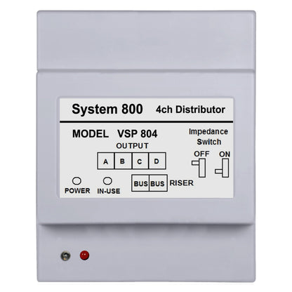Distribuidor / Amplificador de video para 4 ramales - Sistema 800